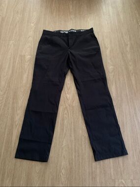 Eddie Bauer Black Straight-Leg Pants